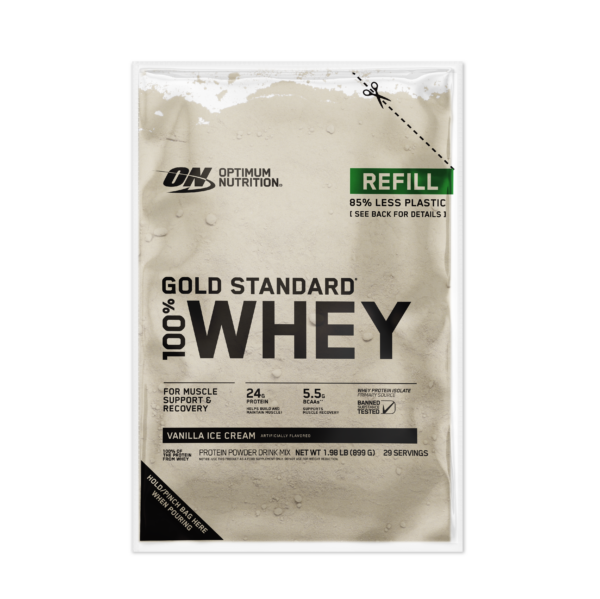 GOLD STANDARD 100% WHEY™ Recyclable Refill Bag - Image 4