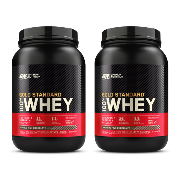 2x GOLD STANDARD 100% WHEY™  Protein (2 lbs) - Image 2