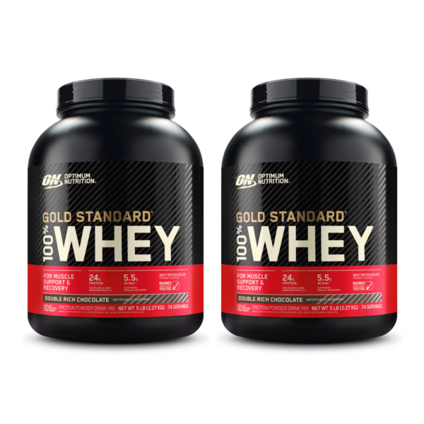 2x GOLD STANDARD 100% WHEY™ Protein (5 lbs) - Image 2